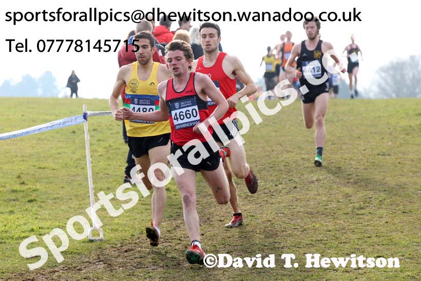 Senior mens 2016 Inter Counties Cross Country Champs. and Cross Challenge Final, Cofton Park, Birmingham. Photo: David T. Hewitson/Sports for All Pics